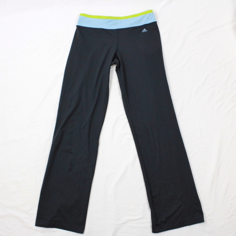 Adidas Yoga Pants Womens Medium M Gray Pull On